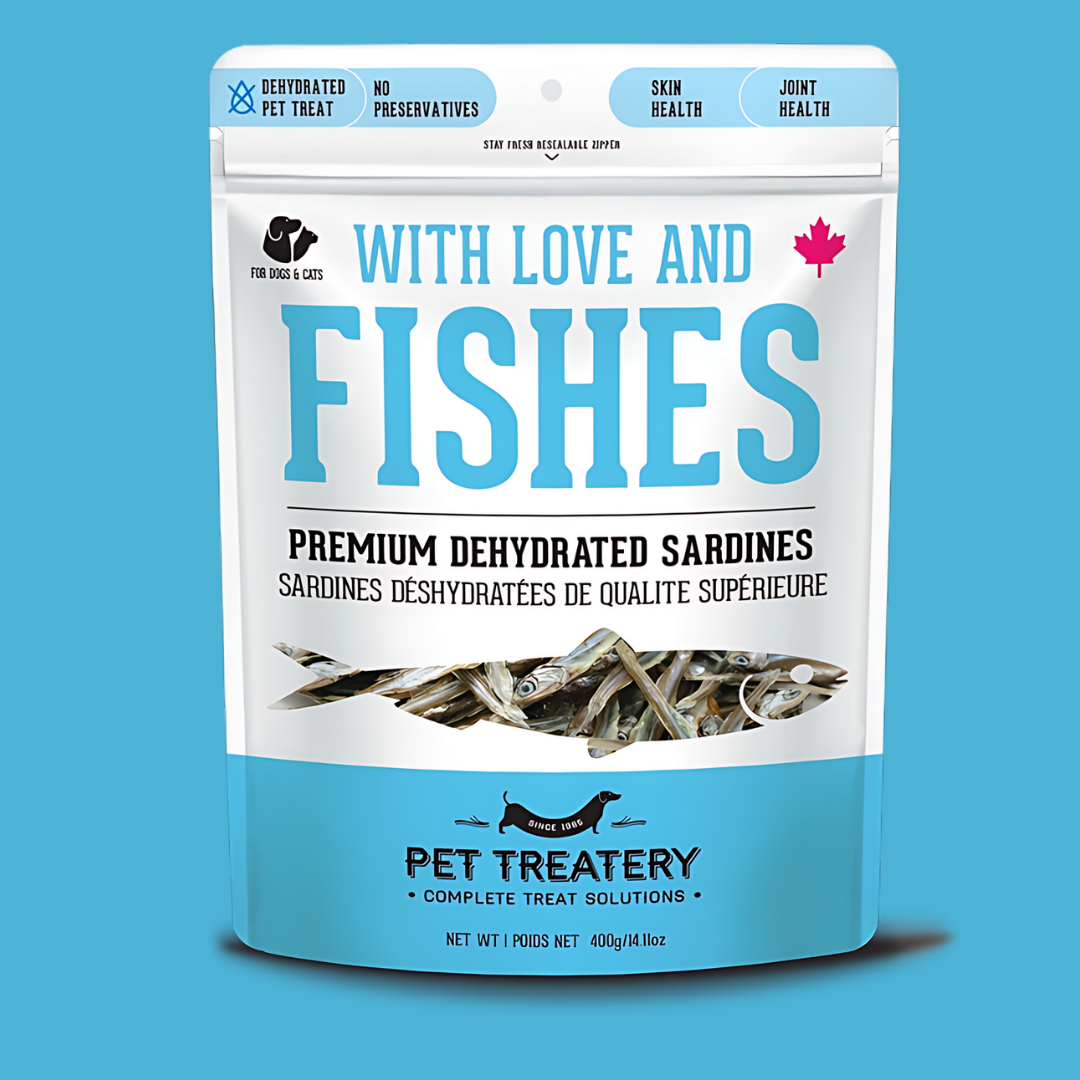 Sardines Dehydrated Pet Treats: High-Protein & Natural 400g
