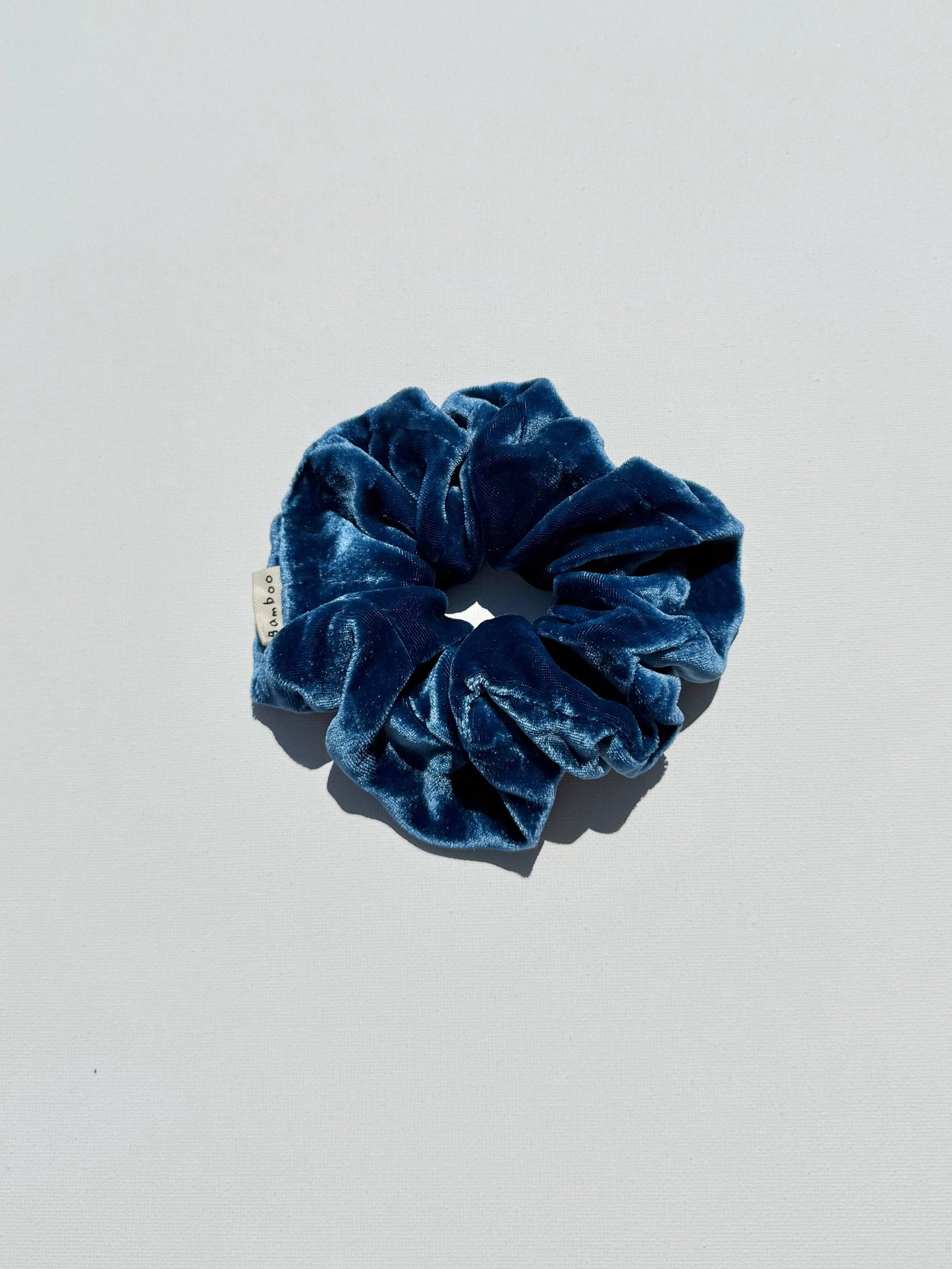 Billy Bamboo SILK VELVET SCRUNCHIES - crystal bright
