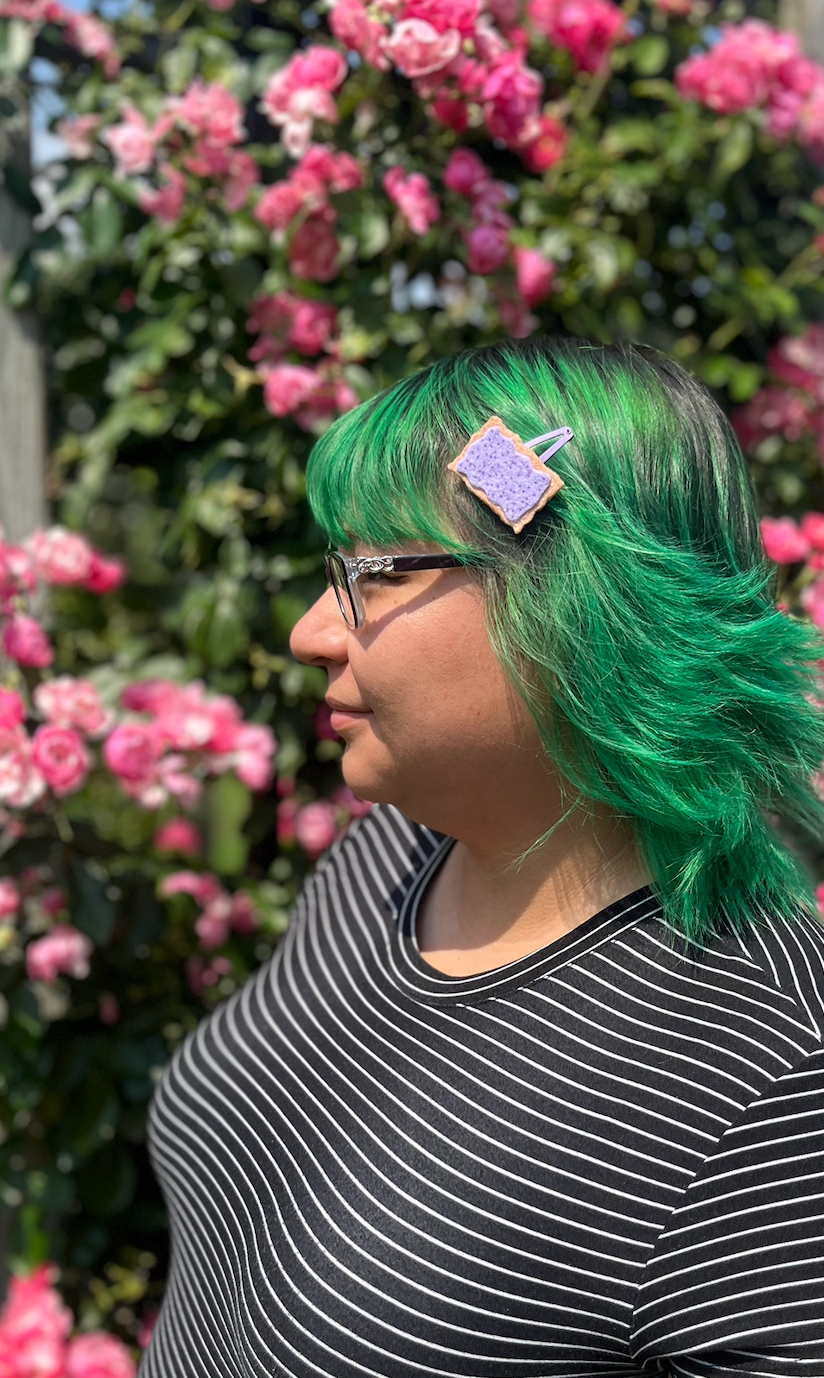 Poptart Barrettes | Felt Barrettes | Hair Accessories
