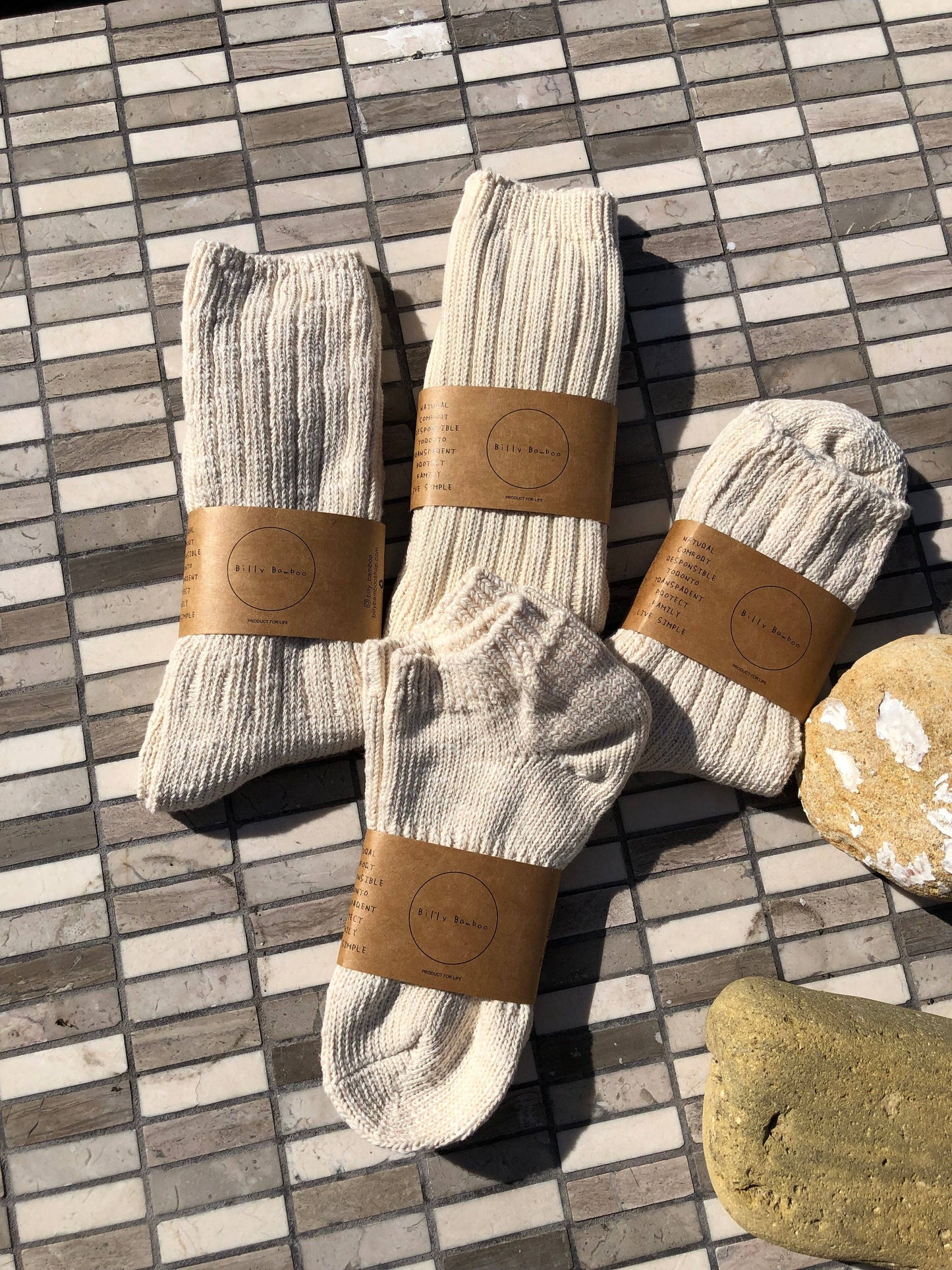 SLUB COTTON SOCKS