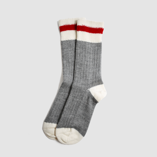 Muttonhead Mountain Socks - Red Stripe