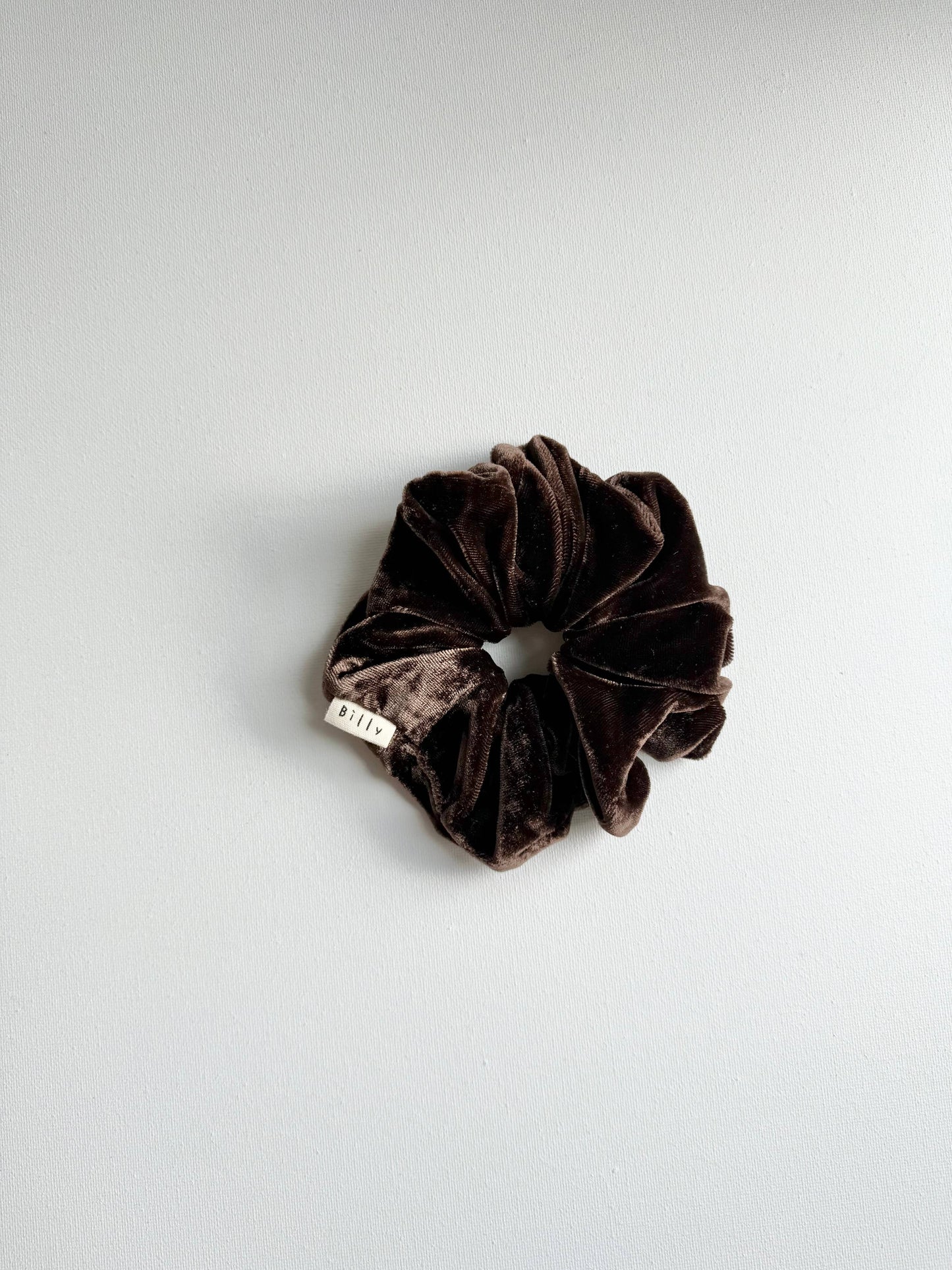 SILK VELVET SCRUNCHIES - neutral