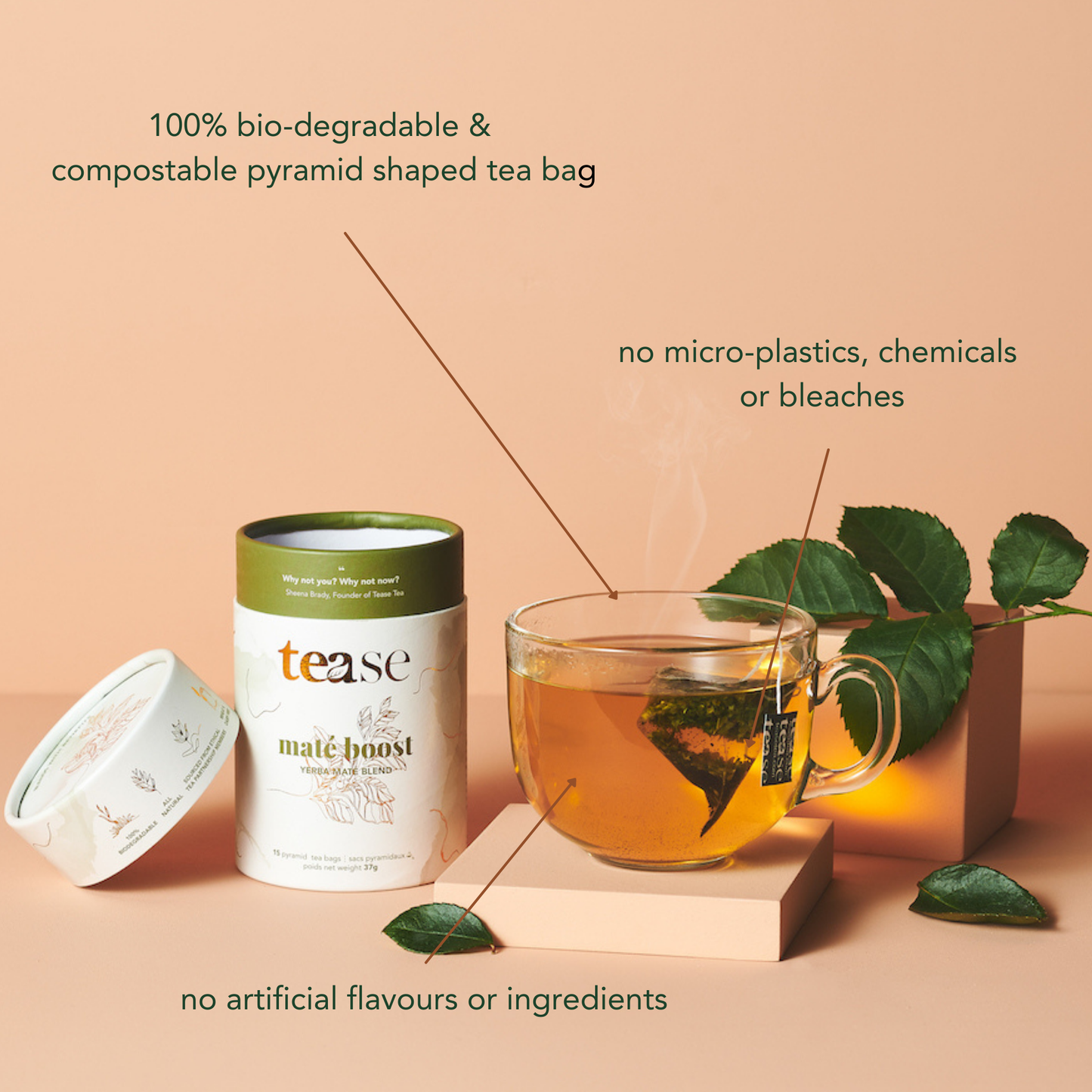 Self Care Elixir Moringa Adaptogenic Superfood Tea Blend