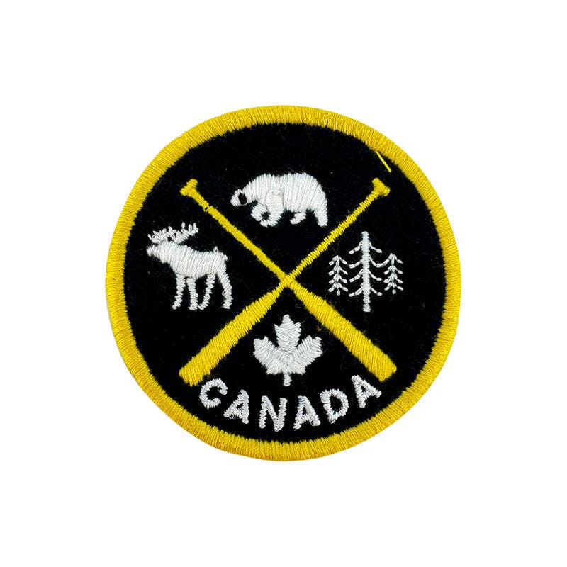 Canada iron-on embroidery patch