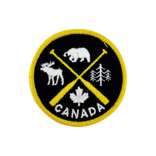 Canada iron-on embroidery patch
