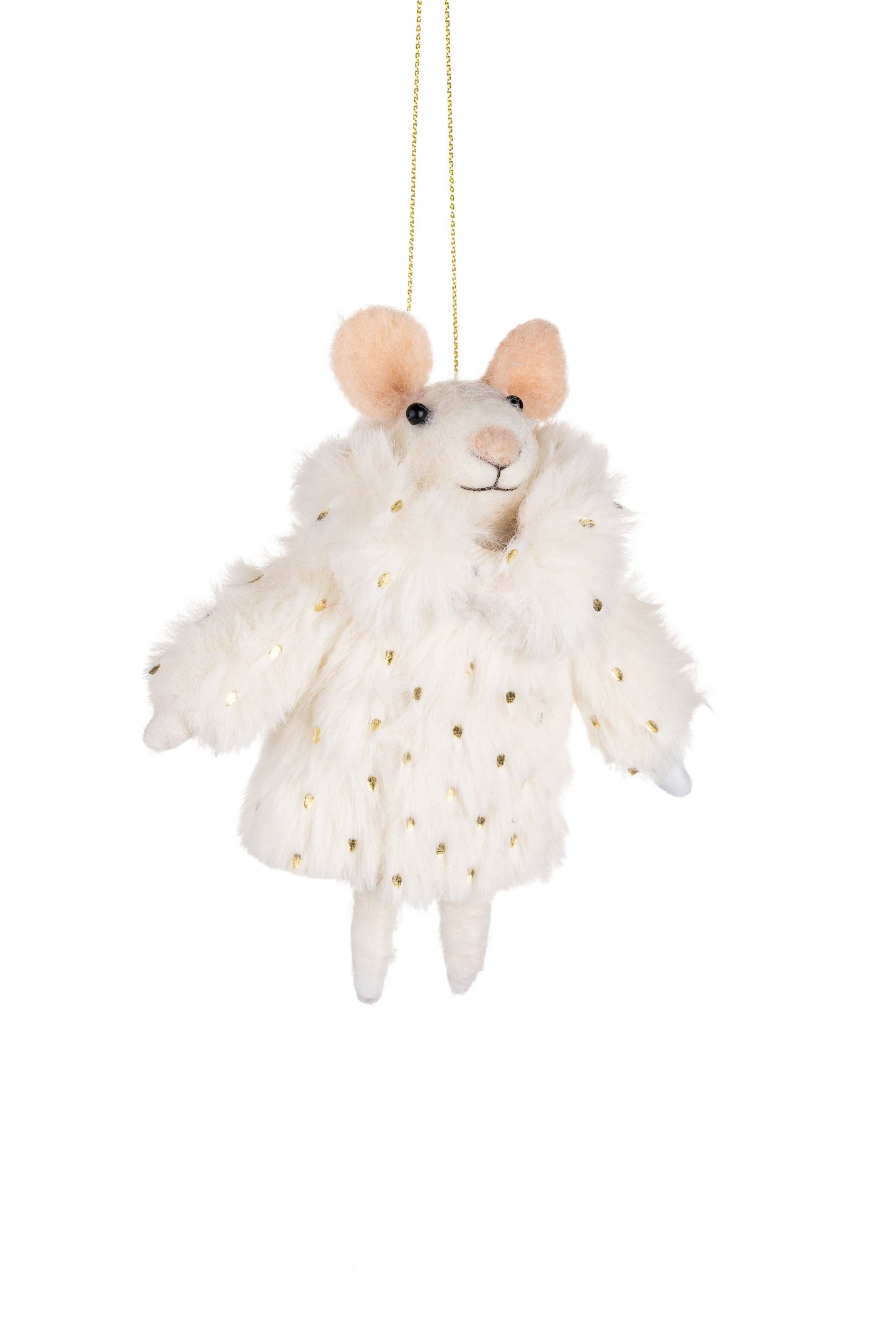 Chardonnay Mouse In Faux Fur
