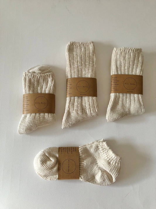 SLUB COTTON SOCKS