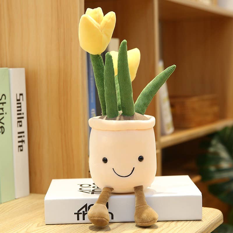 14" Tulip Plant Plush