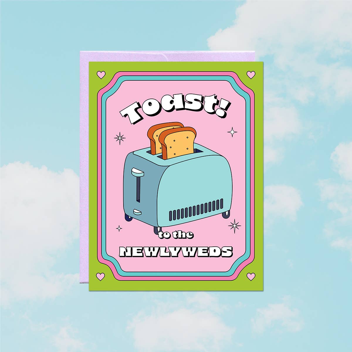 Toast Newlyweds | Wedding Card
