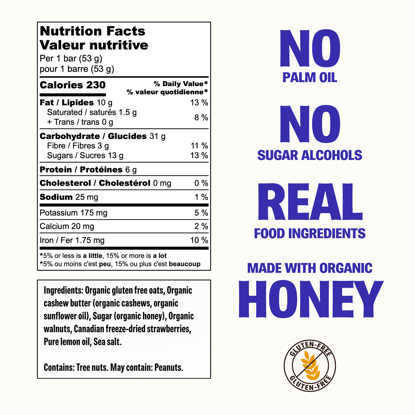 Strawberry Sunshine Real Food Bar | 12-pack