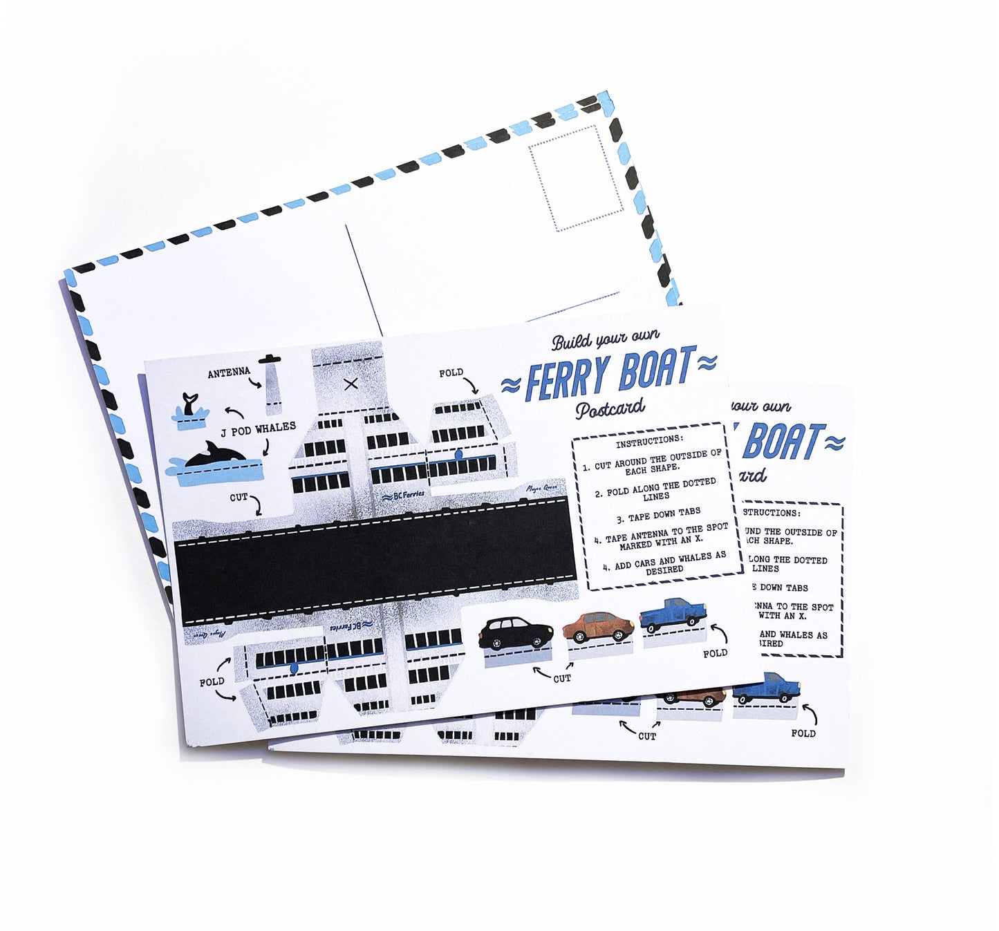 Build Your Own Ferry Boat Postcard