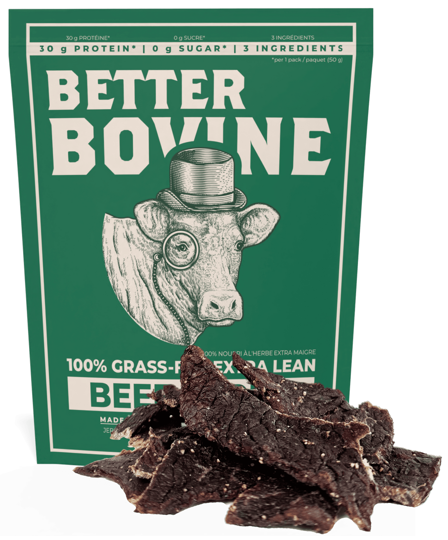 Better Bovine 100% Grassfed Beef Jerky