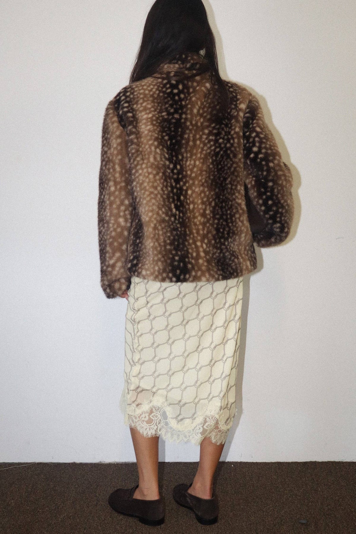 Fawn Faux Fur Jacket