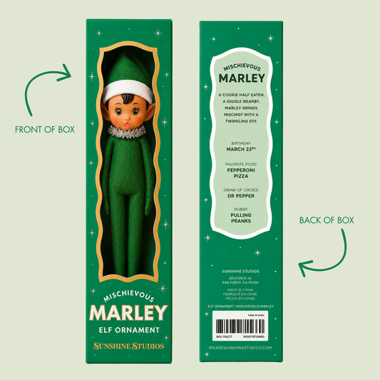 Elf Ornament | Mischievous Marley