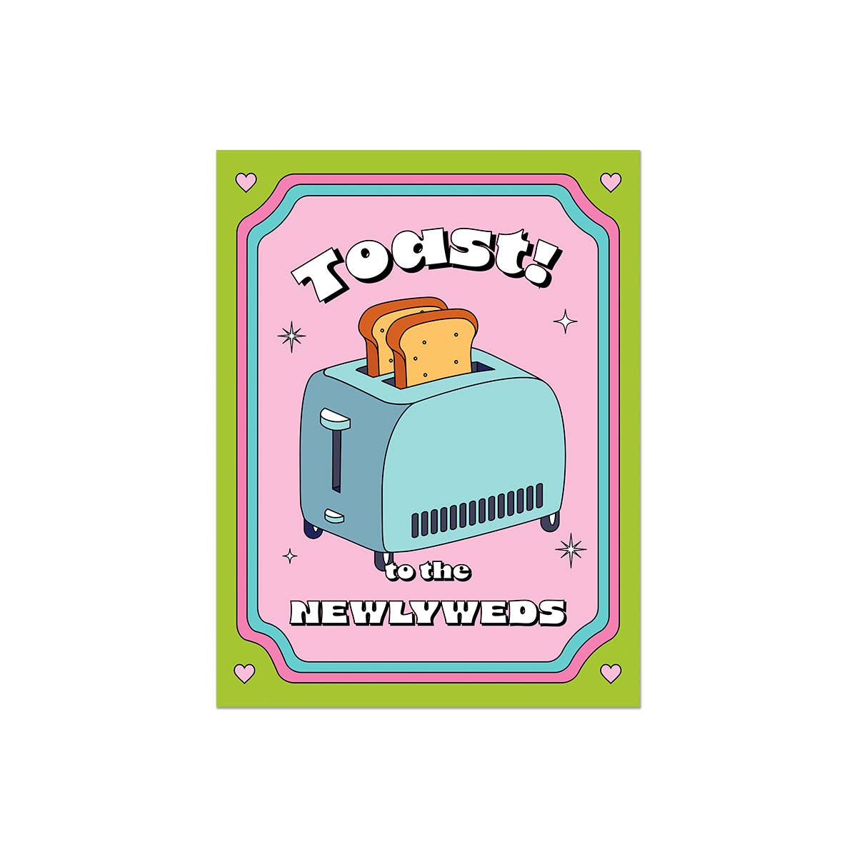 Toast Newlyweds | Wedding Card