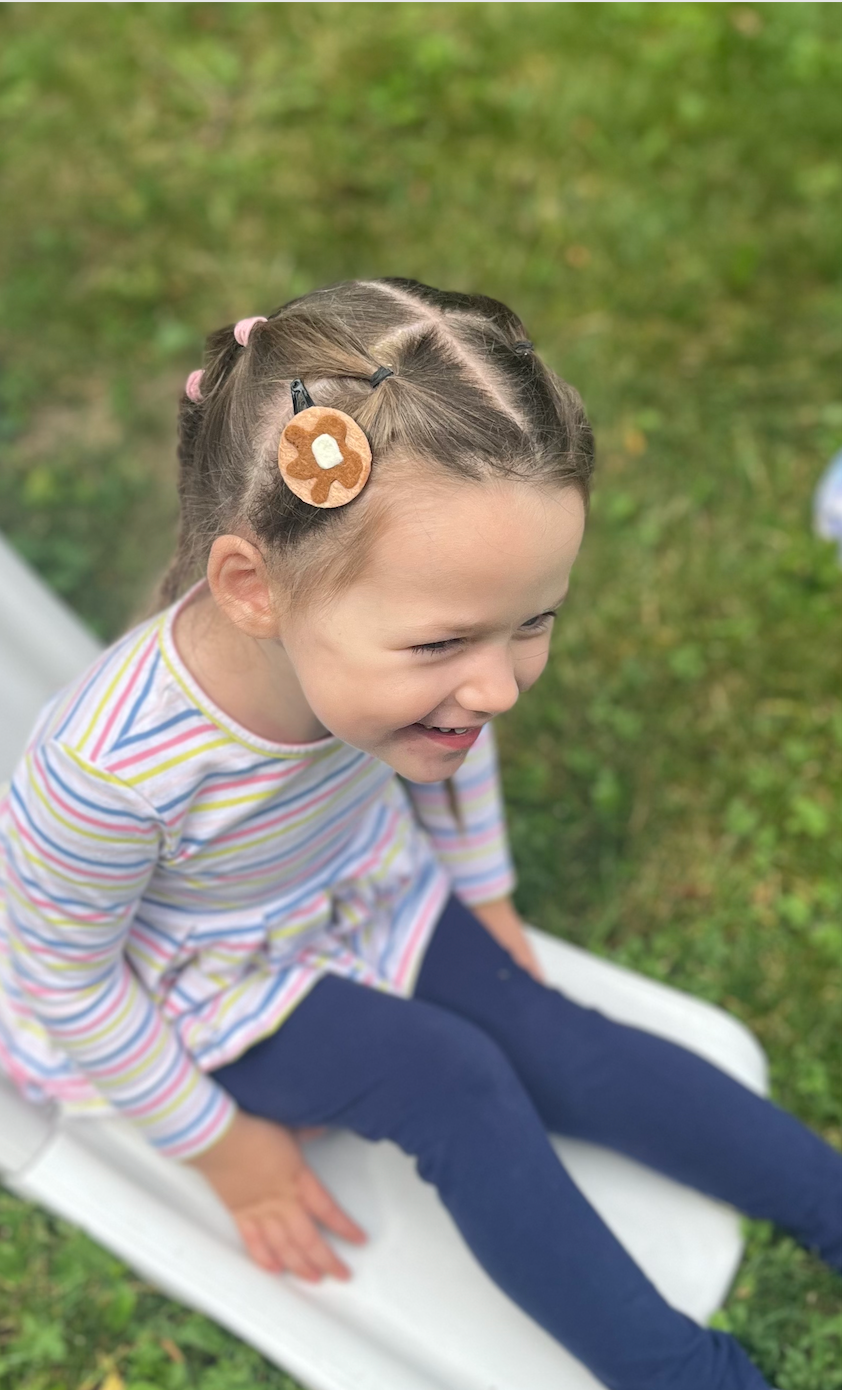 Pancake Barrettes | Felt Barrettes | Hair Accessories