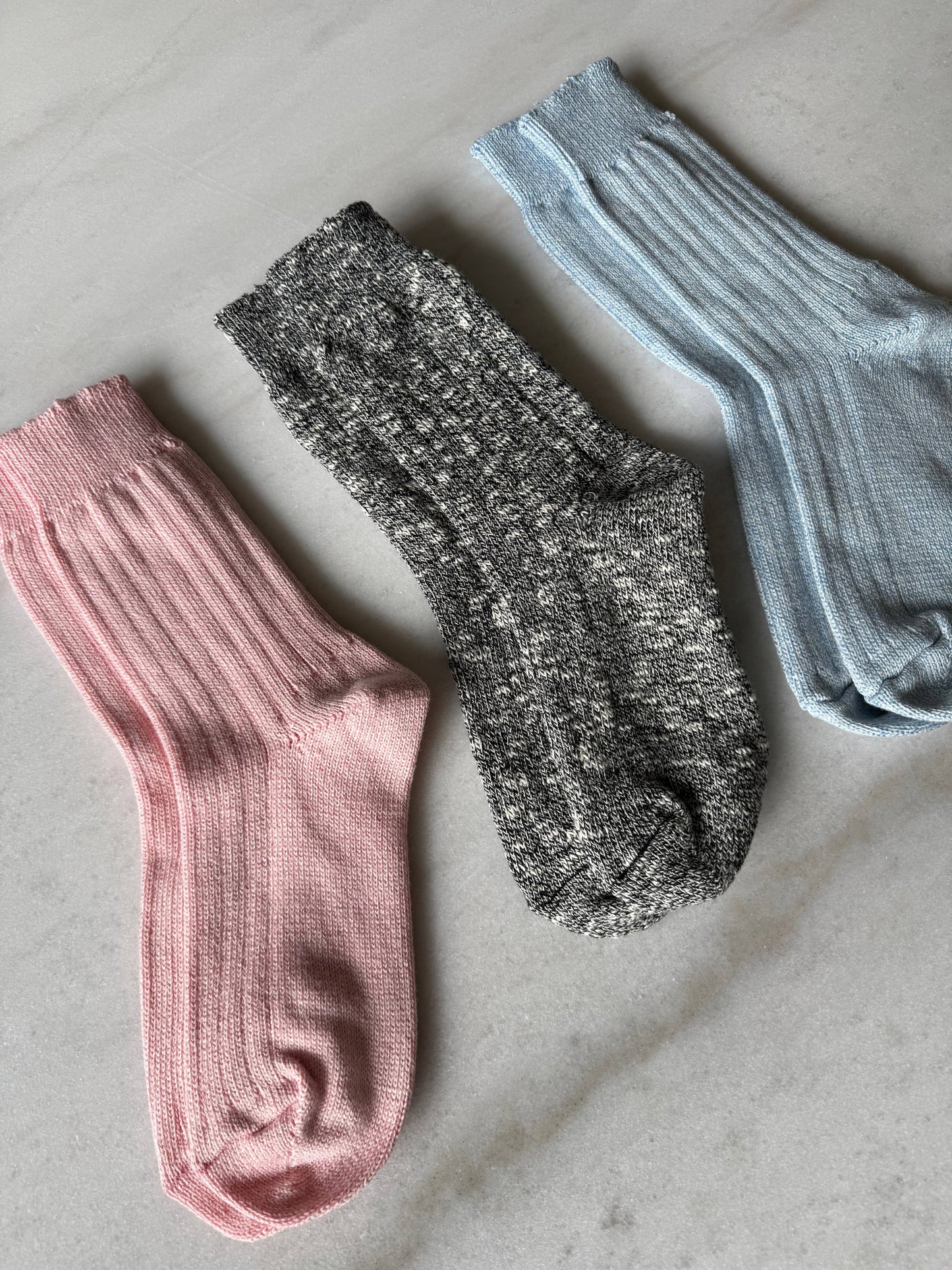CANADA SLUB COTTON SOCKS