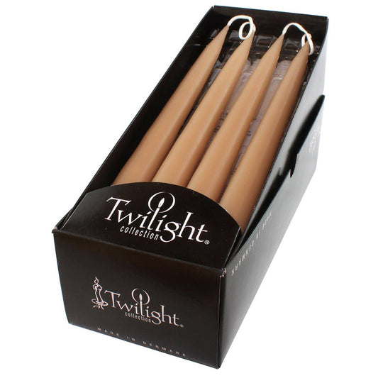 Nougat Danish Taper Candle | 12 Pack