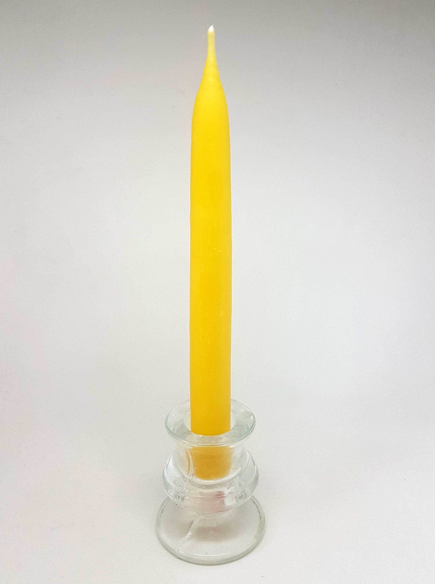 Hand-dipped beeswax taper Candles- 8"