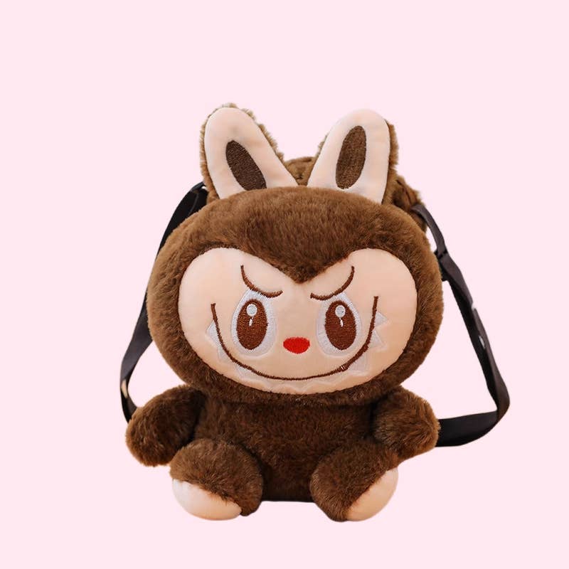 8" Labubu Inspired Plush Backpack