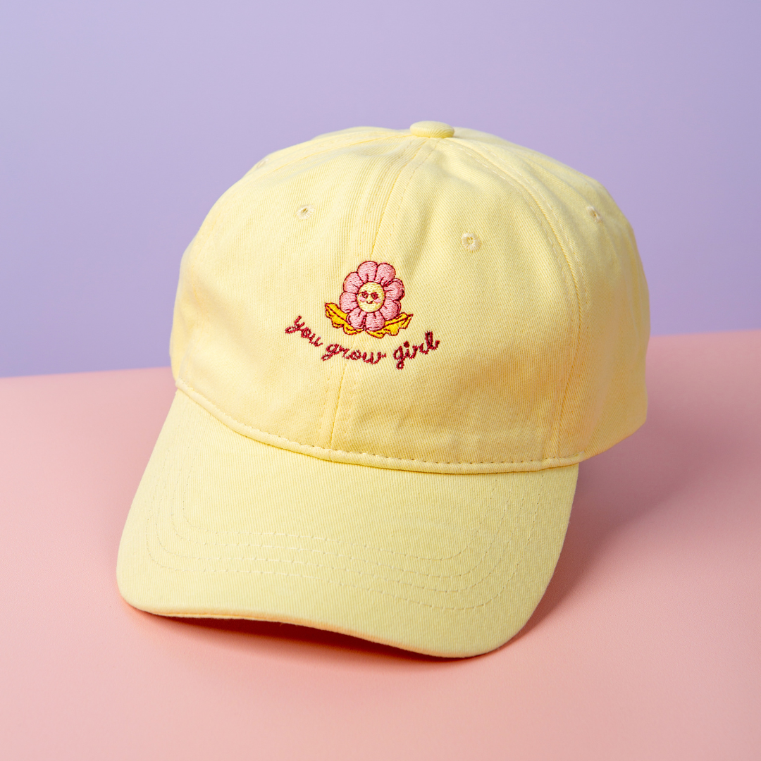 You Grow Girl Baseball Dad Hat | Last Chance