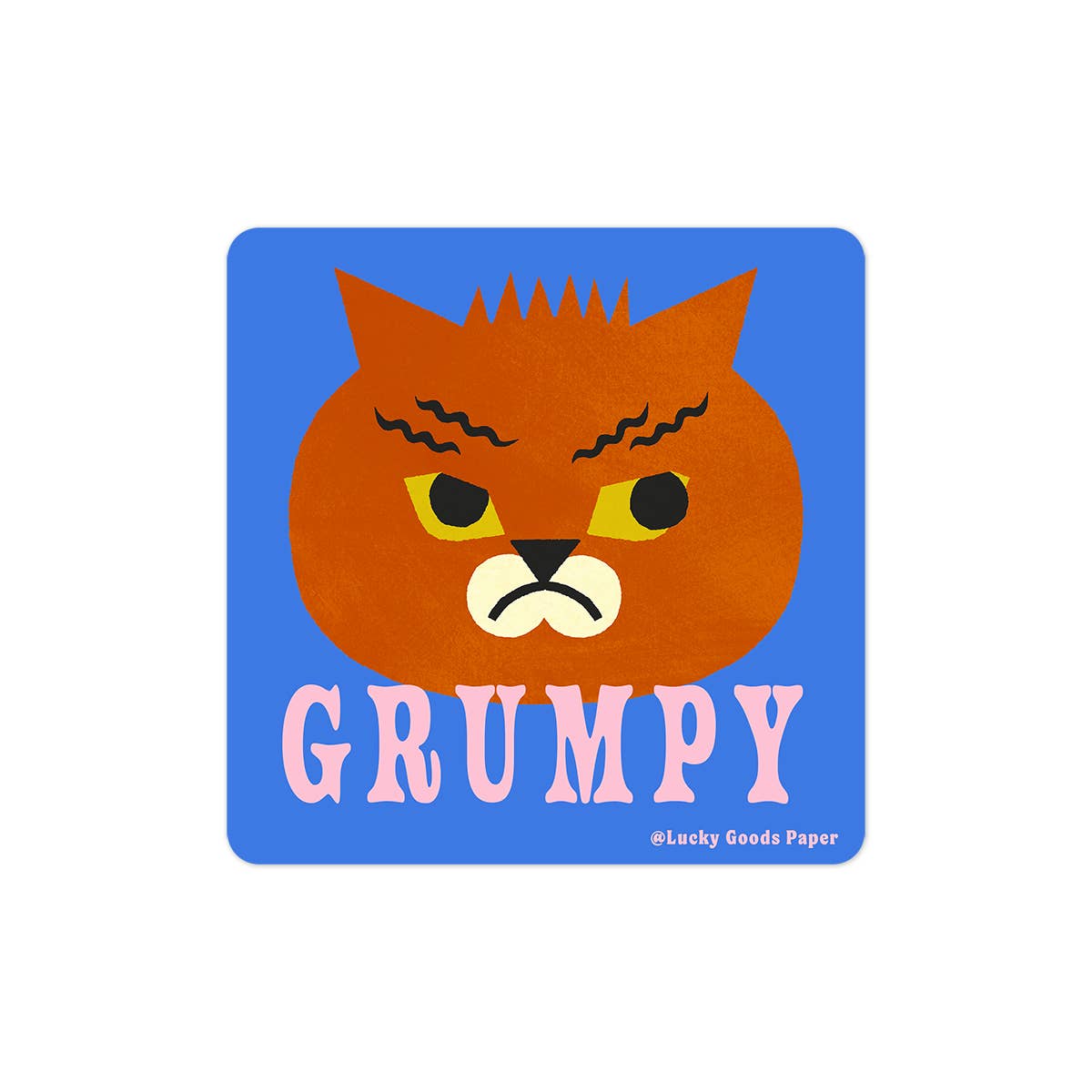 Grumpy Cat – Matte Vinyl Sticker