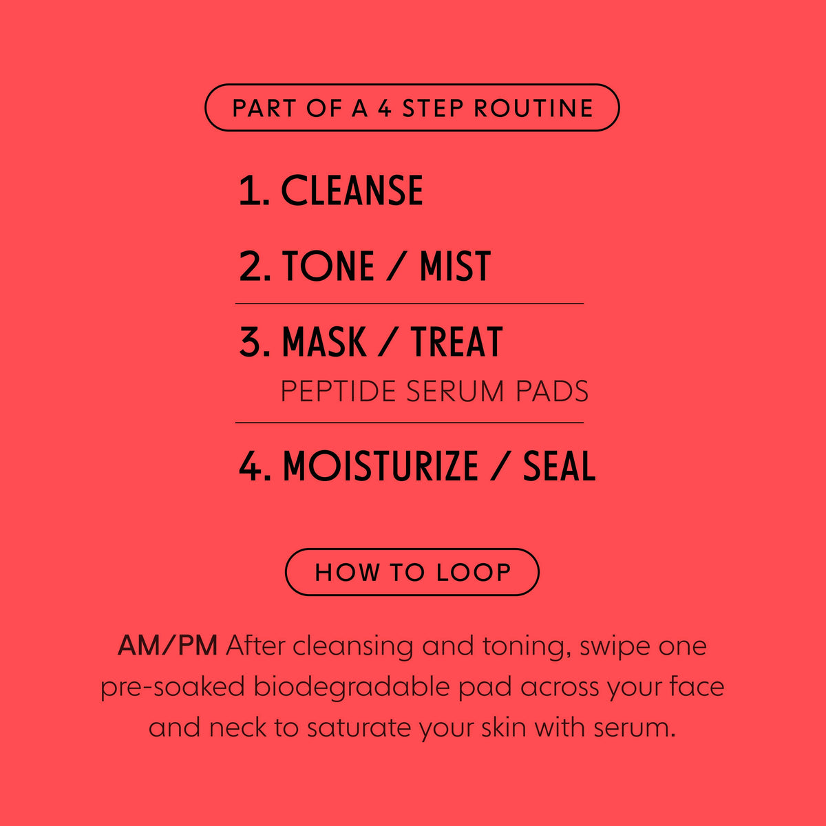 Peptide Serum Pads