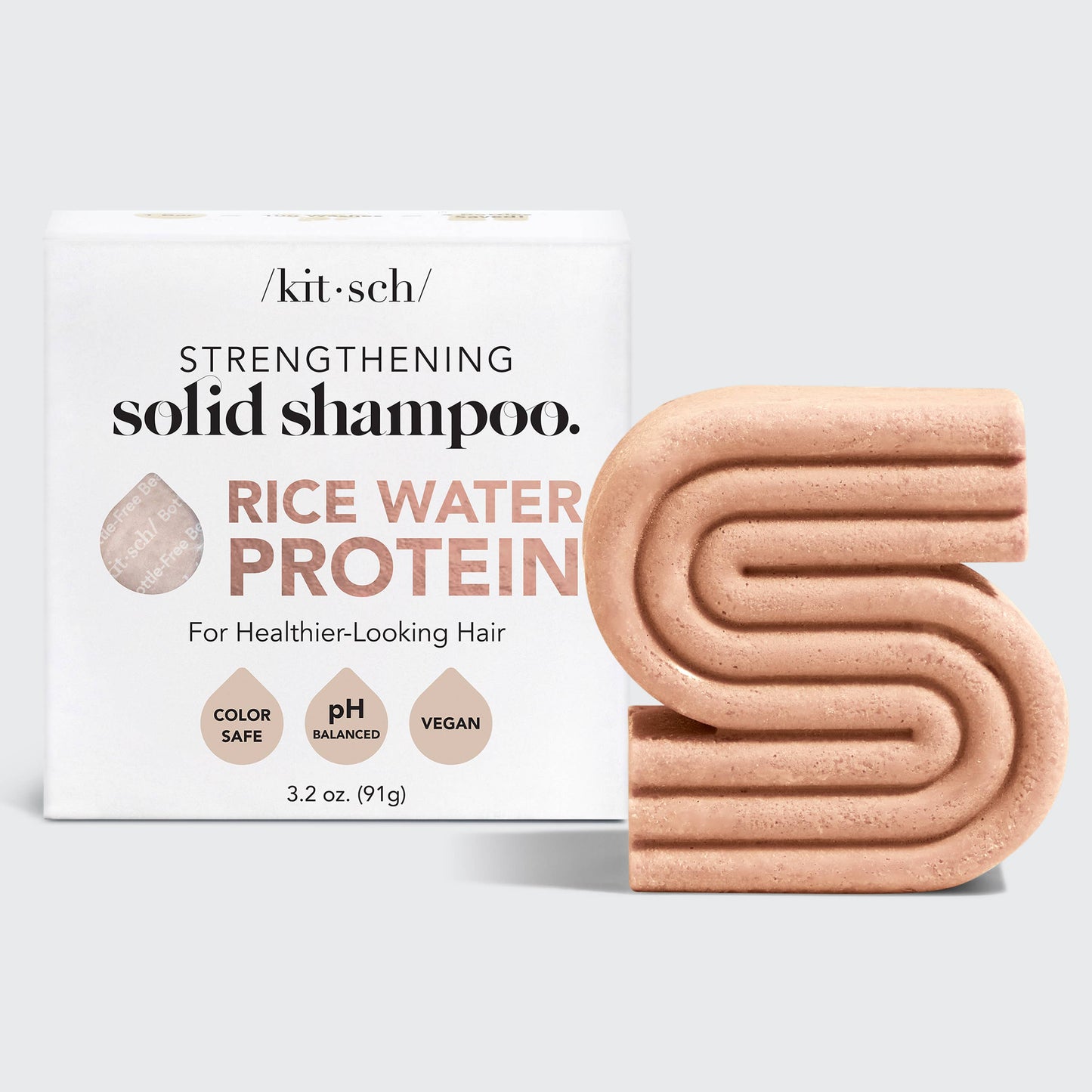 Kitsch | Rice Water Protein Shampoo Bar for Hair Growth