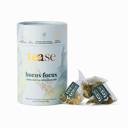 Tease- Hocus Focus Adaptogen Ginseng + Ginkgo Superfood Tea Blend