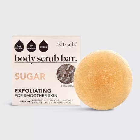 Kitsch- Sugar Exfoliating Body Scrub Bar