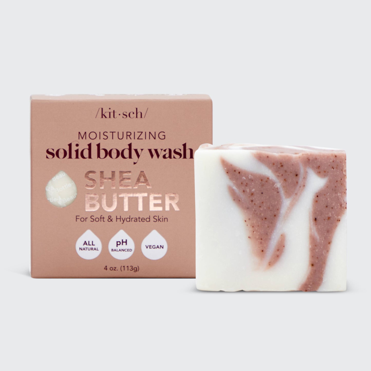 Kitsch- Shea Butter Solid Body Wash Bar